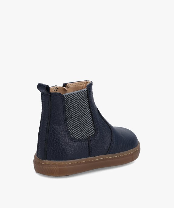 Boots bébé dessus cuir à zip - NA! vue4 - NA! - GEMO