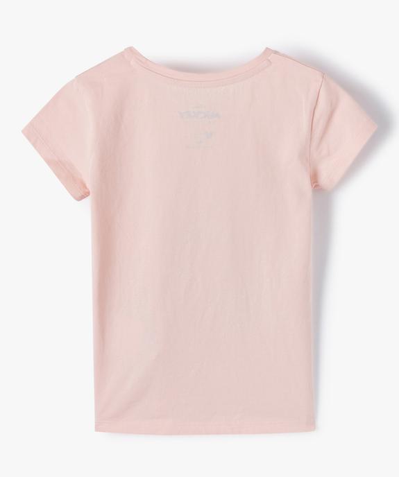 Tee-shirt fille avec motif XXL pailleté – Disney vue3 - DISNEY DTR - GEMO