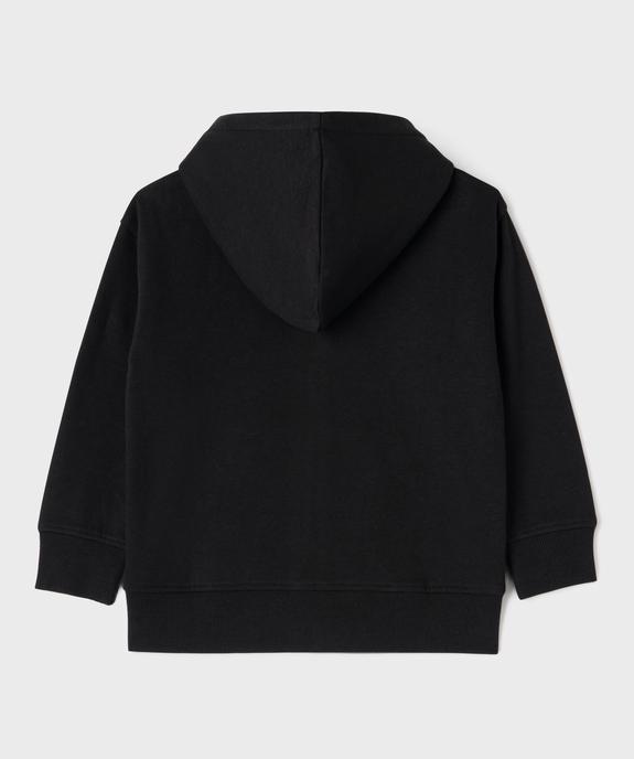 Sweat zippé à capuche uni garçon vue3 - GEMO 4G GARCON - GEMO