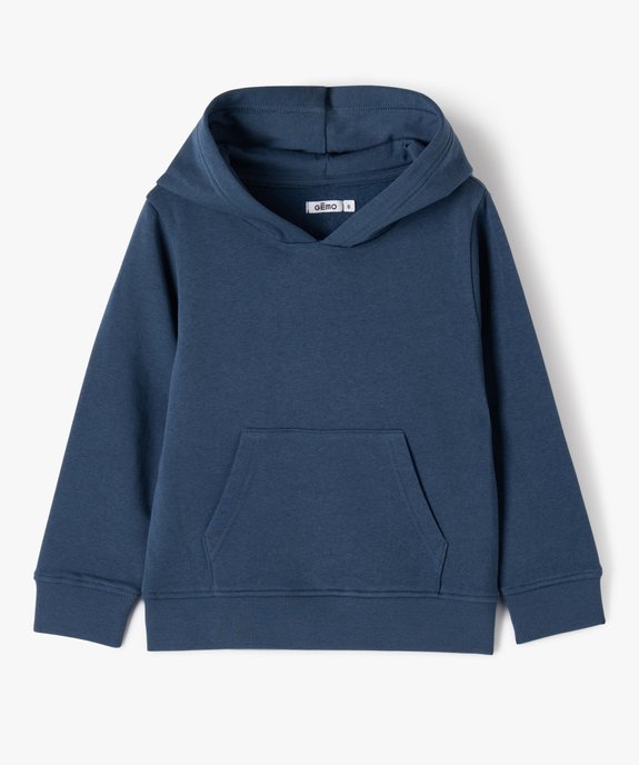 Sweat à capuche intérieur molletonné garçon vue1 - GEMO (ENFANT) - GEMO