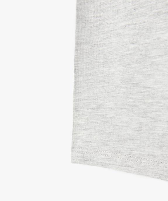 Legging court cycliste uni fille vue5 - GEMO 4G FILLE - GEMO