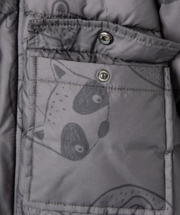 Blouson à capuche doublé polaire bébé garçon vue4 - PREMIER PRIX BY GEMO - GEMO