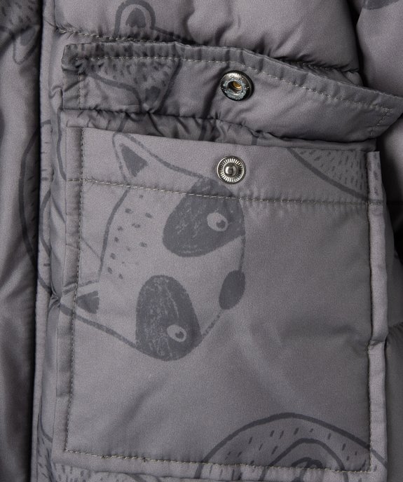 Blouson à capuche doublé polaire bébé garçon vue4 - 1E PRIX BY GEMO - GEMO