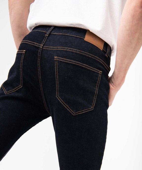 Jean homme straight en coton stretch vue5 - GEMO (HOMME) - GEMO