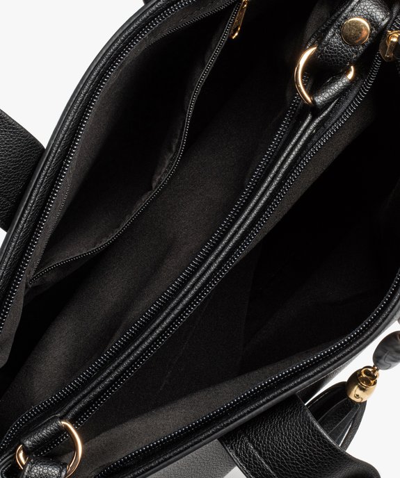 Sac à main à double compartiment femme vue3 - GEMO (ACCESS) - GEMO