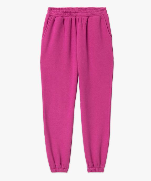 Pantalon de jogging en molleton femme vue4 - GEMO(FEMME PAP) - GEMO