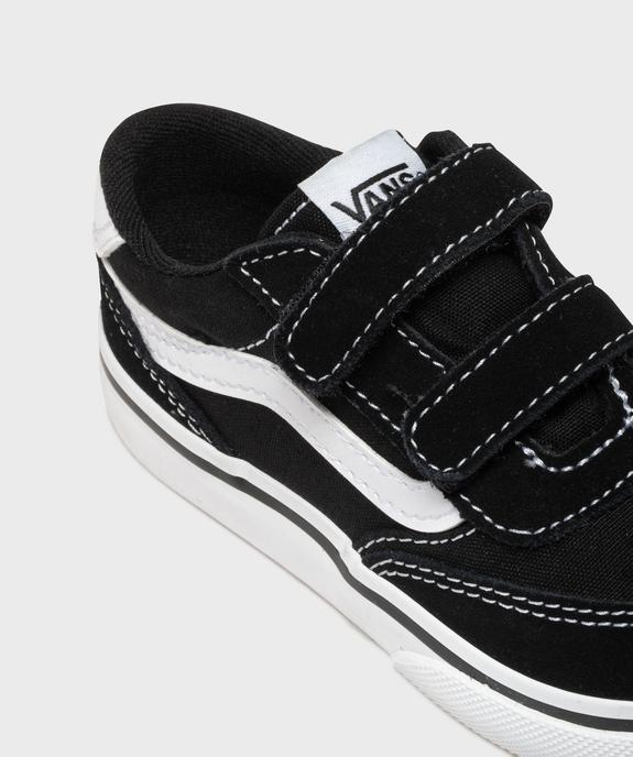 Baskets basses en cuir suédé et textile Brooklyn garçon - Vans vue6 - VANS - GEMO