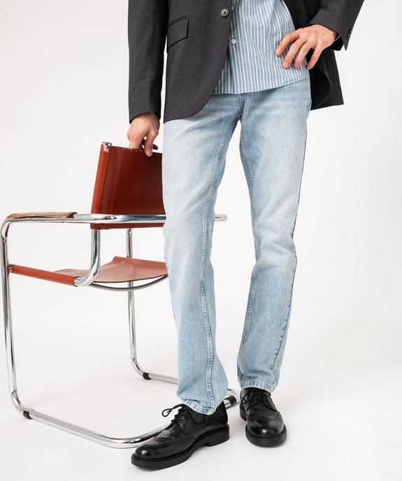 Jean coupe Slim délavé homme vue1 - GEMO (HOMME) - GEMO
