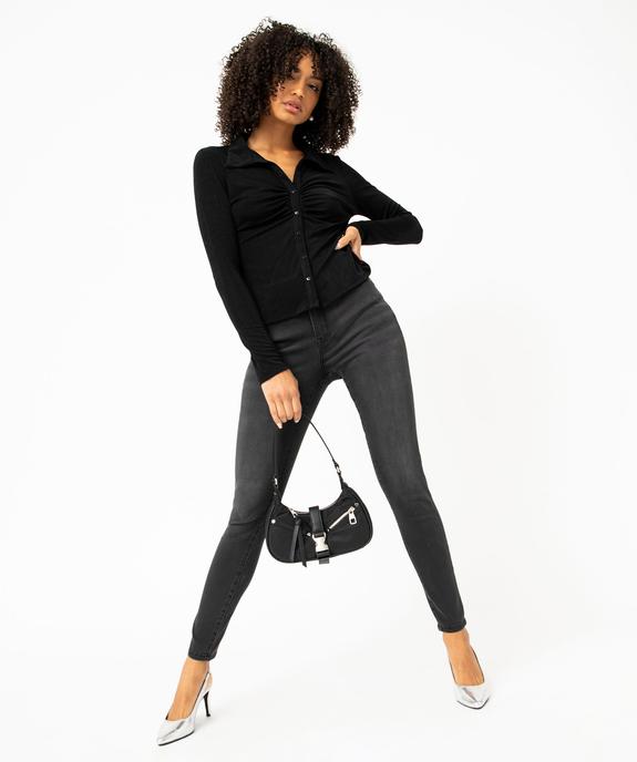 Jean Skinny taille haute stretch femme vue5 - GEMO(FEMME PAP) - GEMO