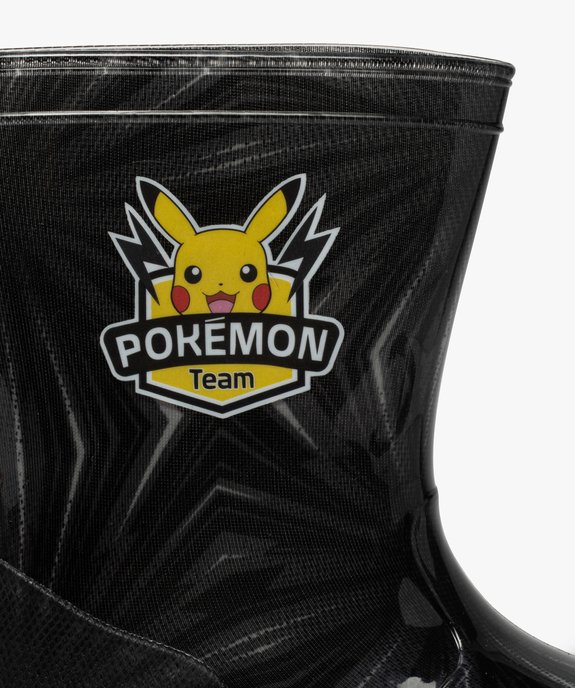 Bottes de pluie garçon à semelle crantée - Pokemon vue6 - POKEMON - GEMO