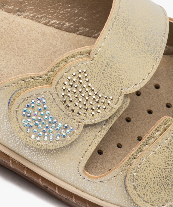 Mules femme confort à bout ouvert et brides scratch vue6 - GEMO (CONFORT) - GEMO