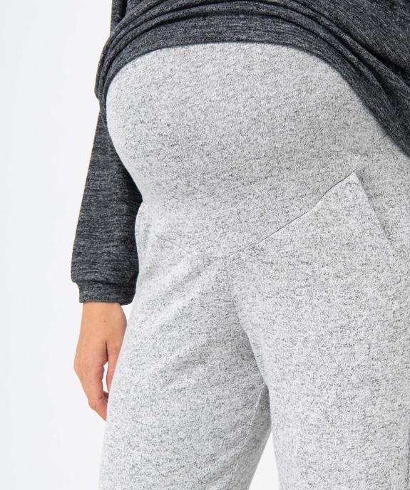 Pantalon de grossesse jogger en maille douce vue2 - GEMO (MATER) - GEMO
