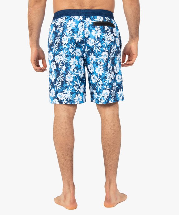 Short de surf homme à motifs fleuris vue3 - GEMO (PLAGE) - GEMO
