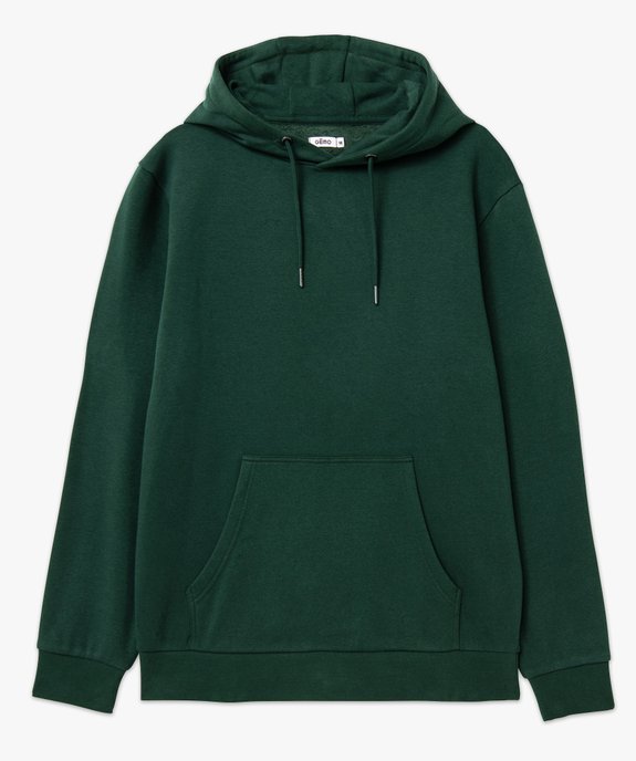 Sweat à capuche intérieur molletonné homme vue4 - GEMO 4G HOMME - GEMO
