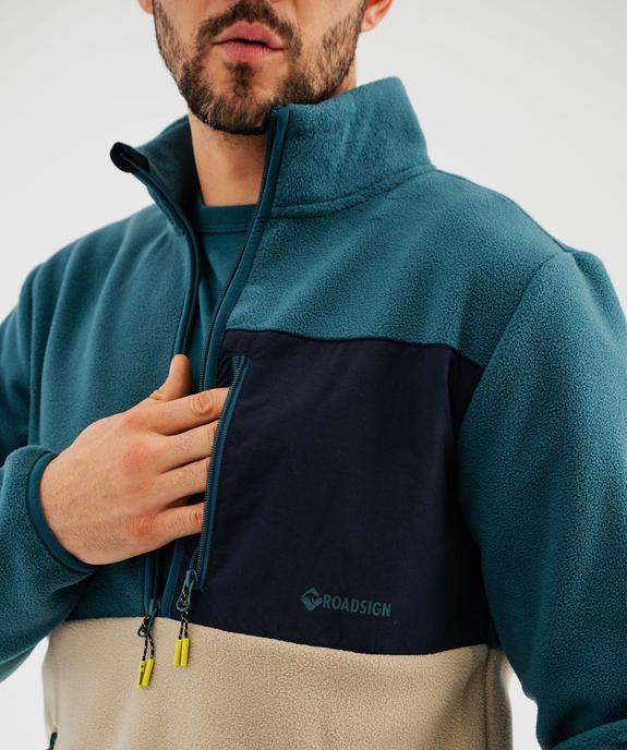 Sweat polaire à col camionneur homme - Roadsign vue6 - ROADSIGN G4G - GEMO