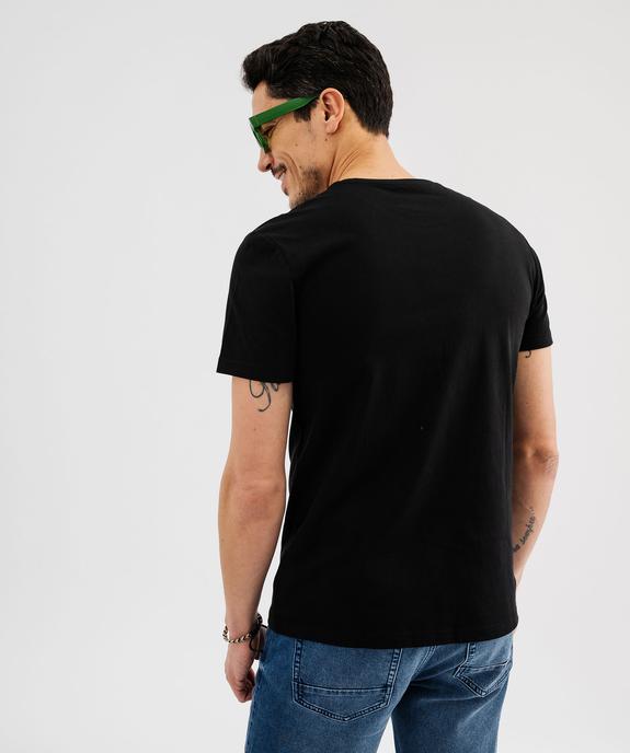 Tee-shirt homme à manches courtes avec message humoristique vue3 - GEMO 4G HOMME - GEMO