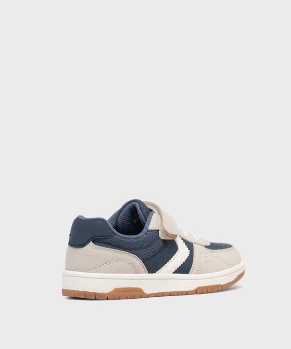 Baskets à scratch multi-matières garçon - 5 Miles vue4 - 5 MILES - GEMO