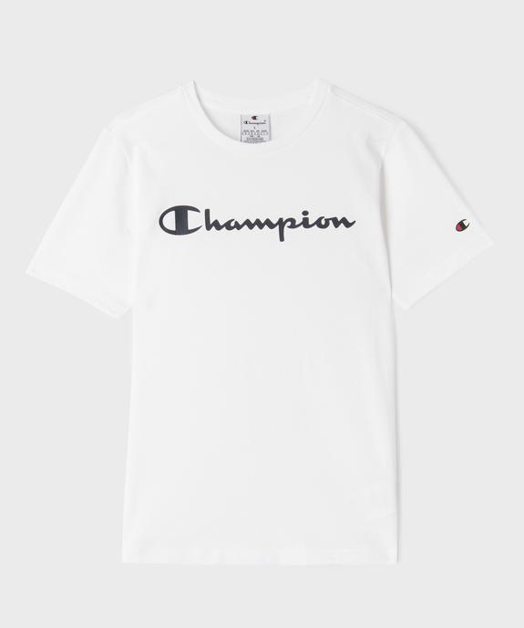 Tee-shirt manches courtes avec logo poitrine garçon - Champion USA vue1 - CHAMPION USA - GEMO