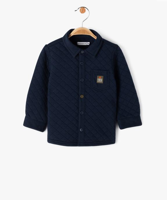 Chemise matelassée bébé garçon - LuluCastagnette vue2 - LULUCASTAGNETTE - GEMO