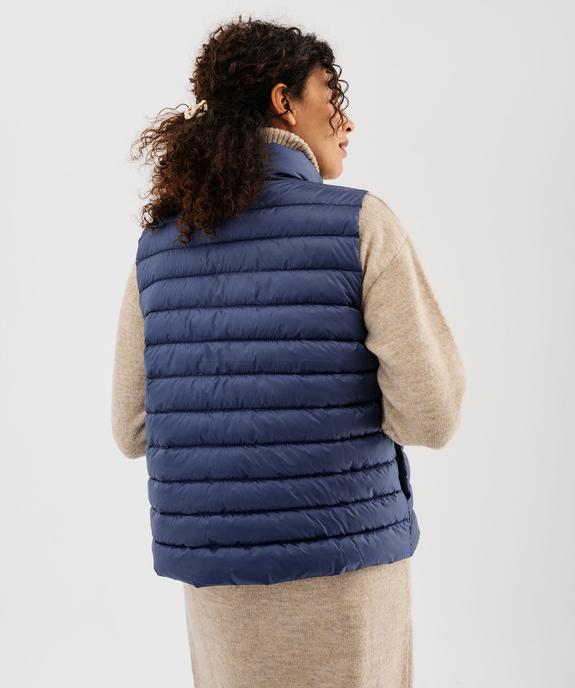 Doudoune fine sans manches à col montant femme vue3 - GEMO 4G FEMME - GEMO