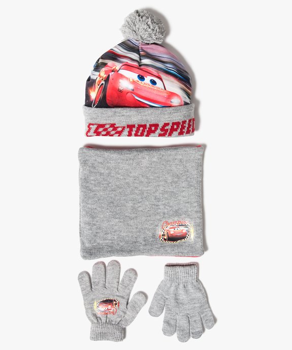 Ensemble bonnet, snood et gants - Cars vue1 - CARS - GEMO