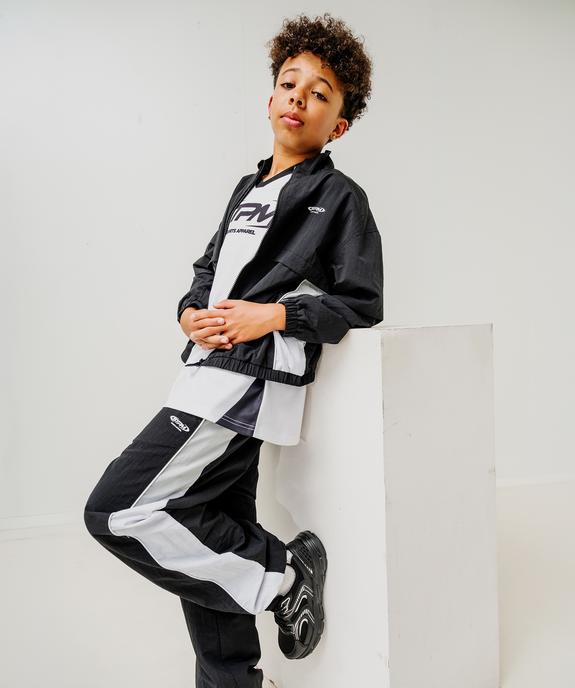 Pantalon de jogging en toile parachute garçon vue5 - GEMO (JUNIOR) - GEMO