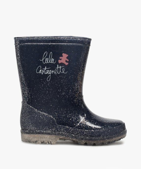 Bottes de pluie fille pailletées – LuluCastagnette vue1 - LULU CASTAGNETT - GEMO