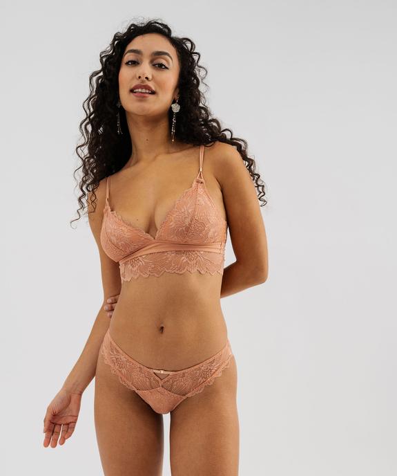 Culotte en dentelle femme vue3 - GEMO(HOMWR FEM) - GEMO