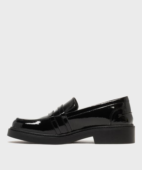 Mocassins vernis à épaisse semelle femme - Follow Me vue3 - FOLLOW ME - GEMO