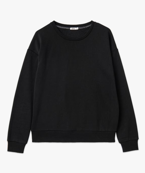 Sweat en molleton coupe loose uni femme vue4 - GEMO(FEMME PAP) - GEMO