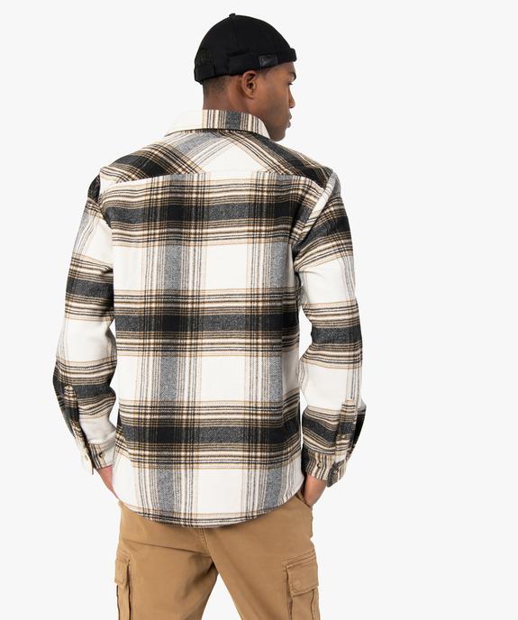 Surchemise homme à carreaux vue3 - GEMO (HOMME) - GEMO