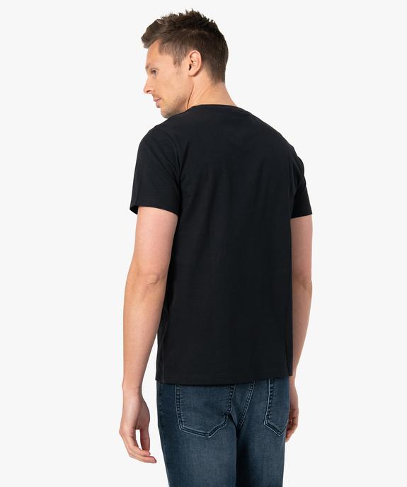 Tee-shirt homme à manches courtes motif crâne vue3 - GEMO (HOMME) - GEMO