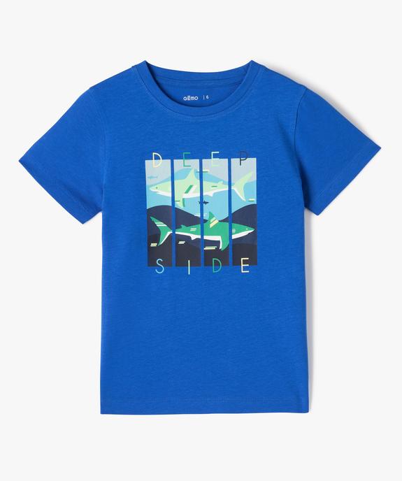 Tee-shirt imprimé estival garçon vue1 - GEMO (ENFANT) - GEMO