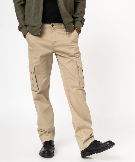 Pantalon cargo coupe regular homme vue2 - GEMO 4G HOMME - GEMO