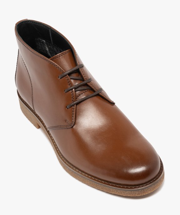 Low-boots dessus cuir homme - Mario Baldano vue5 - MARIO BALDANO - GEMO