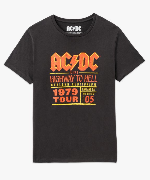 Tee-shirt à manches courtes imprimé homme - AC/DC vue4 - ACDC - GEMO