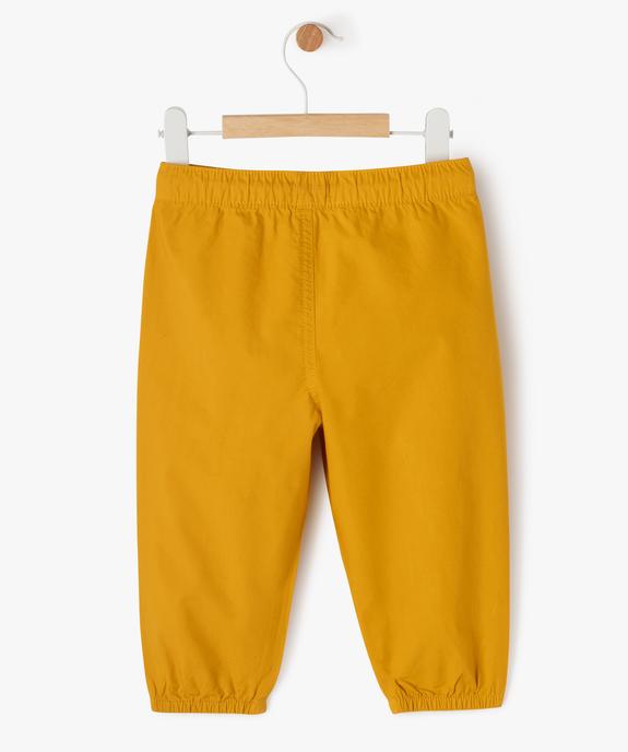 Pantalon parachute en toile bébé garçon vue3 - GEMO(BEBE DEBT) - GEMO