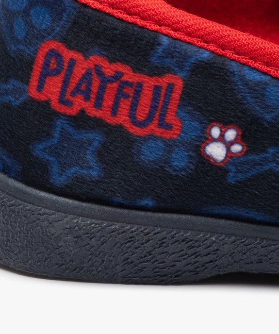 Chaussons garçon en velours imprimé - Pat’ Patrouille vue6 - PAT PATROUILLE - GEMO
