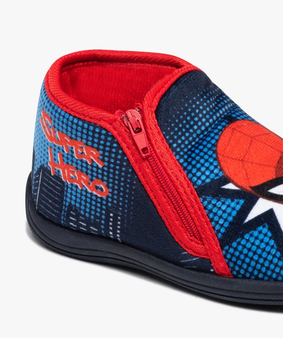 Chaussons bébé garçon super héros en velours vue6 - SPIDERMAN - GEMO