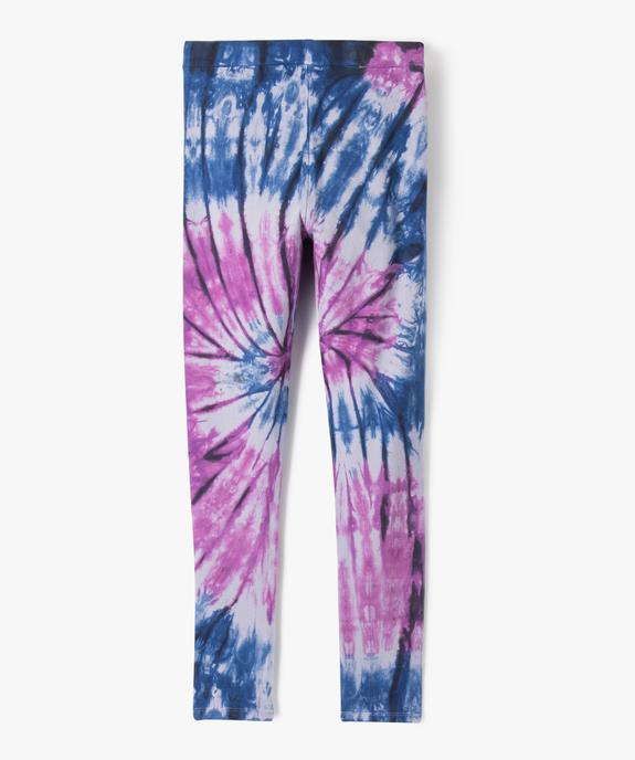 Leggings de sport effet tie and dye fille vue3 - GEMO (JUNIOR) - GEMO