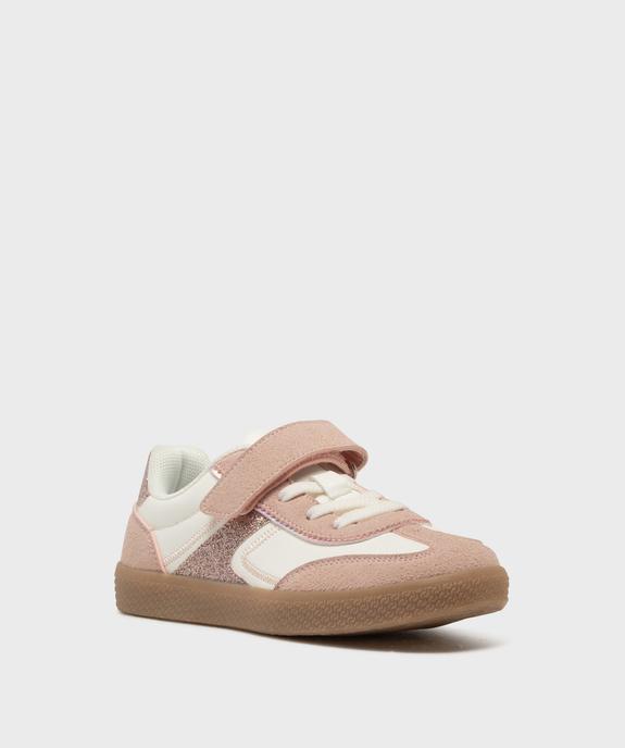 Baskets à scratch avec touches pailletées fille - Lovely Wings vue2 - LOVELY WINGS - GEMO