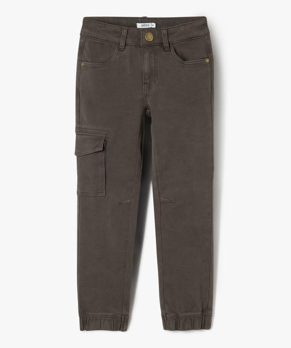 Pantalon cargo bas resserré garçon - GEMO (ENFANT) Pantalon cargo bas resserré garçon vue7 - GEMO (ENFANT) - GEMO