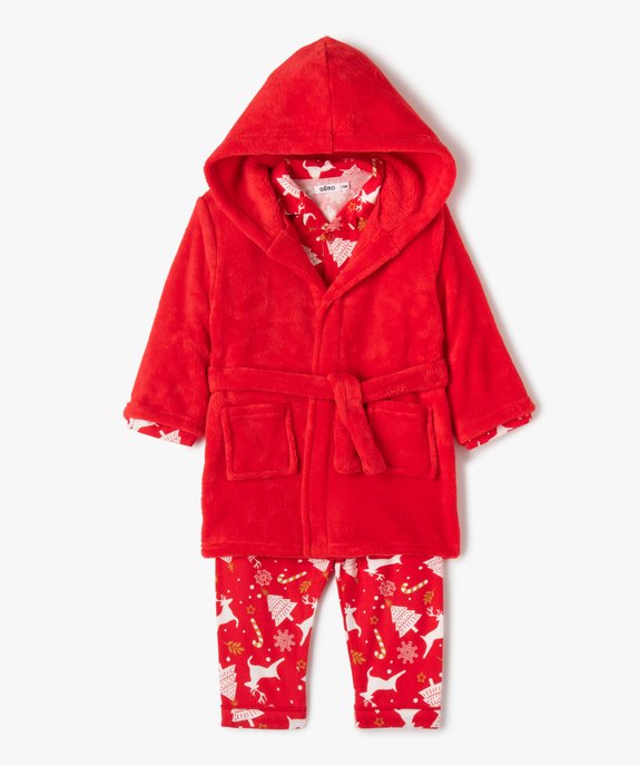 Ensemble pyjama bébé spécial Noël (3 pièces) vue1 - GEMO(BB COUCHE) - GEMO