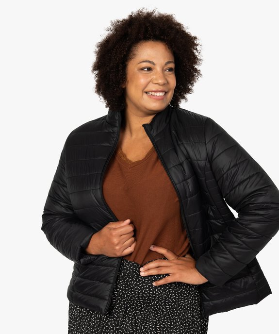 Blouson femme grande taille matelassé à col montant vue1 - GEMO (G TAILLE) - GEMO