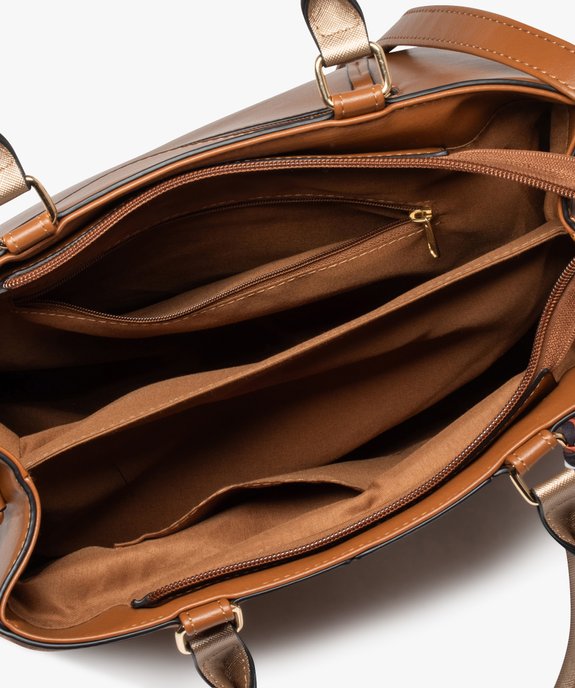 Sac cabas multi-matières femme vue3 - GEMO (ACCESS) - GEMO