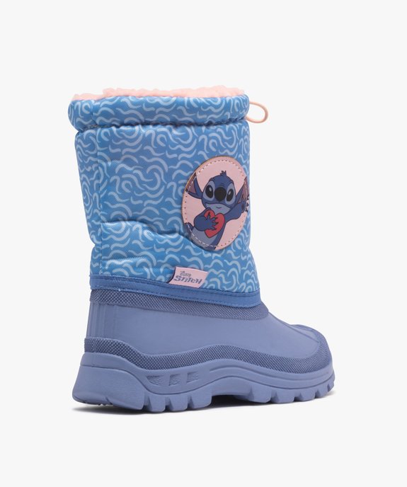 Bottes de neige fourrées avec tige souple motif Stitch fille - Disney vue4 - LILO & STITCH - GEMO