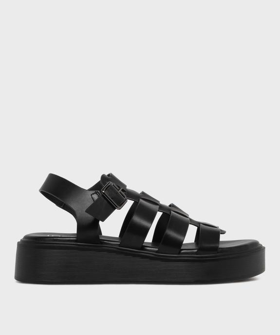 Sandales compensées multi-brides femme - 5 Miles vue1 - 5 MILES - GEMO