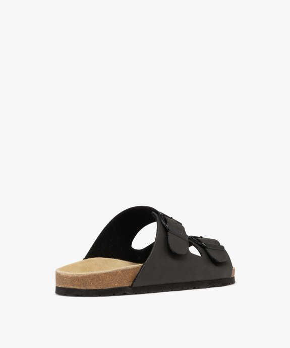 Sandales mules 2 brides homme - Schott vue5 - SCHOTT - GEMO