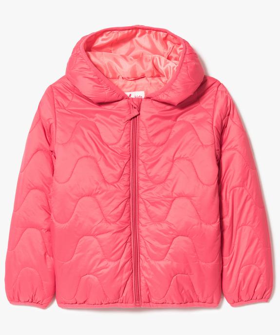 Doudoune légère fille avec capuche vue1 - GEMO (ENFANT) - GEMO