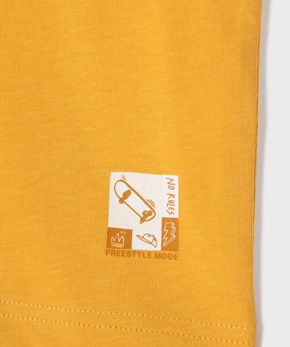 Débardeur en coton avec logo skate garçon vue2 - GEMO (ENFANT) - GEMO